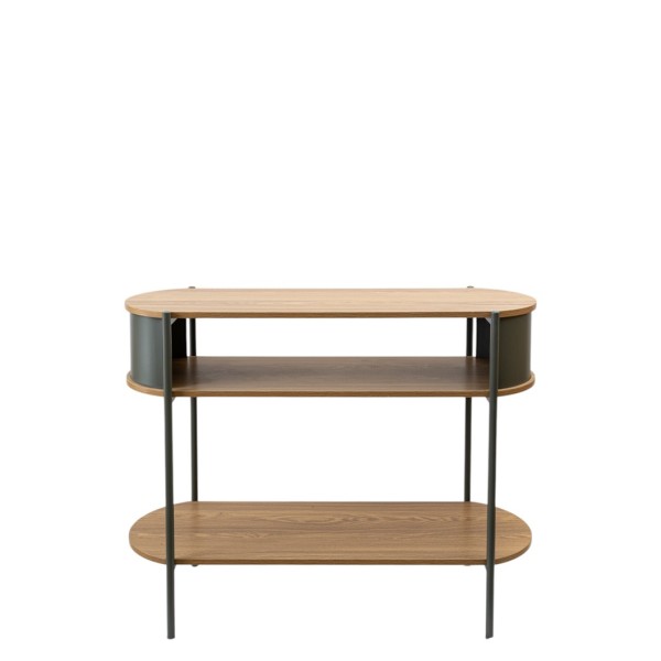 ΜΕΤΑΛΛΙΚΗ ΚΟΝΣΟΛΑ ΧΑΚΙ ΜΕ MDF PB 100X39X76EK