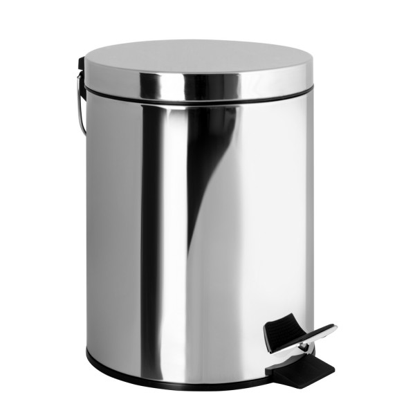 Κάδος Απορριμμάτων 5L Stainless Steel Φ20x27.5cm AWD02030009