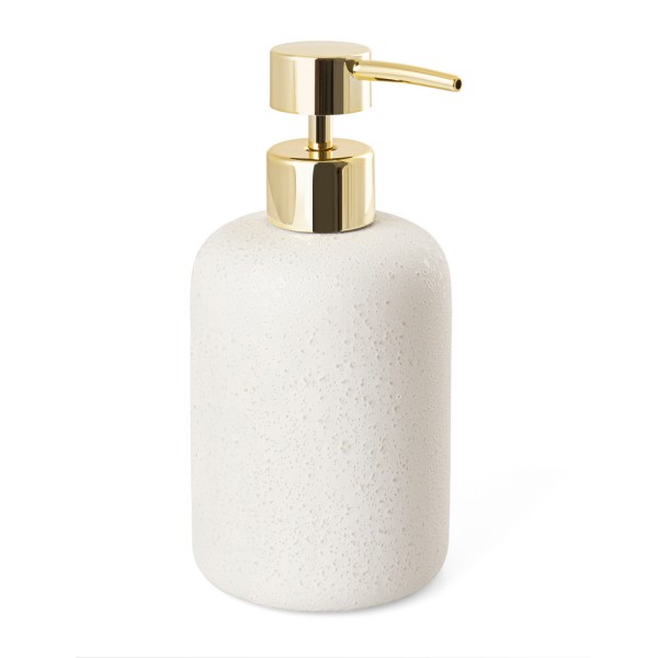 Δοχείο Κρεμοσάπουνου BONITA Stoneware Λευκό 400ml AWD02191912