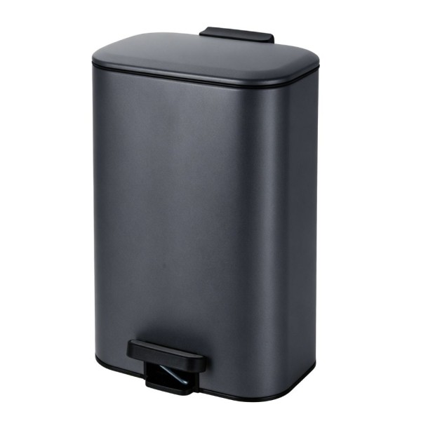 Κάδος Soft Close Μεταλλικός 30L Μαύρος Ματ 36.5x25x54cm MRShome