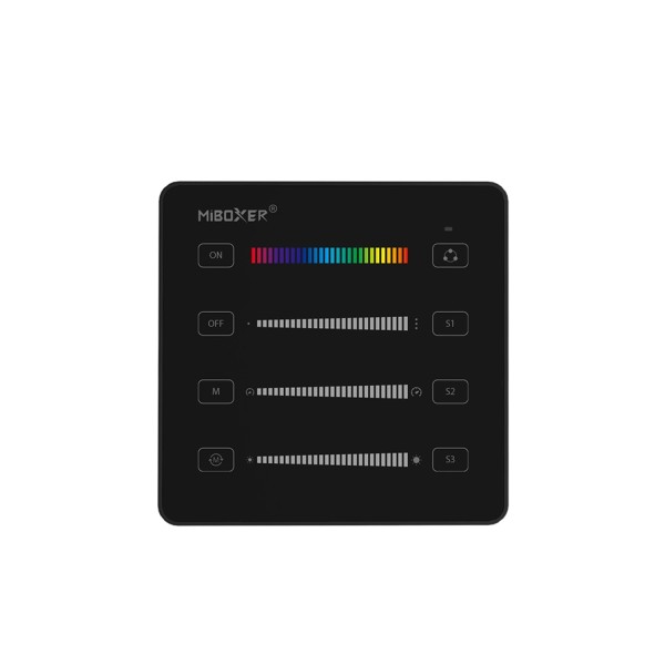 ΤΗΛΕΧΕΙΡΙΣΤΗΡΙΟ B6 SPI ΓΙΑ LED ΤΑΙΝΙΑ ACA A-B6-B ΜΑΥΡΟ IP20