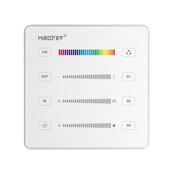 ΤΗΛΕΧΕΙΡΙΣΤΗΡΙΟ B6 SPI ΓΙΑ LED ΤΑΙΝΙΑ ACA A-B6-W ΛΕΥΚΟ IP20