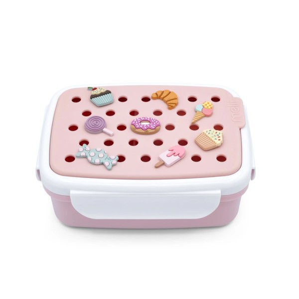 Φαγητοδοχείο Με Charms Bento Ροζ Melii MEL27620