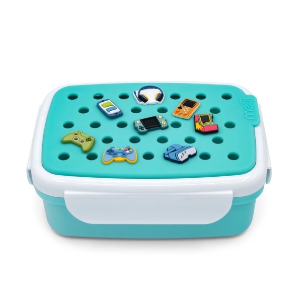Φαγητοδοχείο Με Charms Bento Μπλε Melii MEL27600