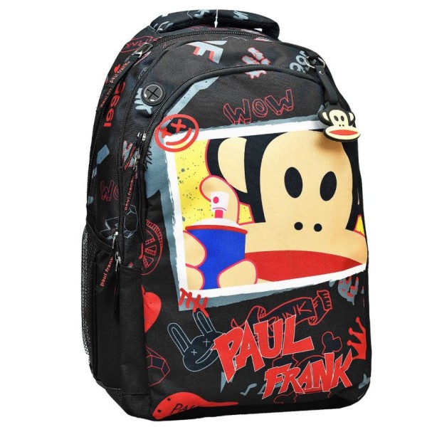 Τσάντα Πλάτης Ανατομική Paul Frank Graffiti Με 3 Θέσεις Με Θήκη Laptop 30x28x48εκ.-25lt Gim 50-3689