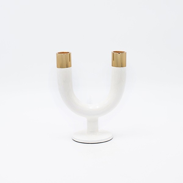 ΚΗΡΟΠΗΓΙΟ ΜΕΤΑΛΛΟ ΛΕΥΚΟ-ΧΡΥΣΟ 11x7.5x15cm (Συσκευασία 2 τεμαχίων)
