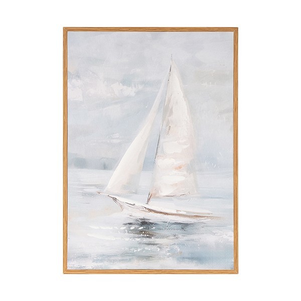 ΠΙΝΑΚΑΣ ΚΑΜΒΑΣ ΚΑΡΑΒΙ ΓΑΛΑΖΙΟΣ - ΜΠΕΖ 24x2x34cm (Συσκευασία 2 τεμαχίων)