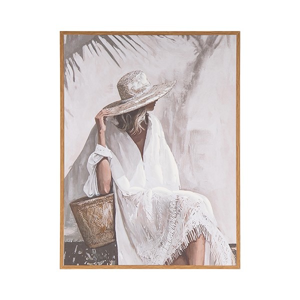 ΠΙΝΑΚΑΣ ΓΥΝΑΙΚΑ ΛΕΥΚΟΣ - ΜΠΕΖ 30x2x40cm (Συσκευασία 2 τεμαχίων)