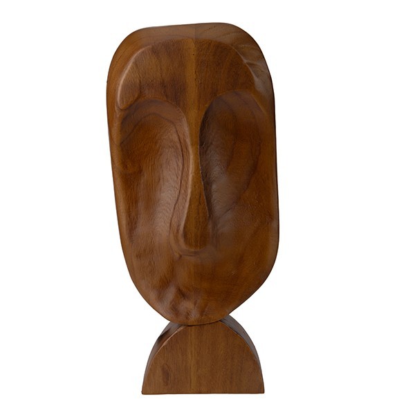 ΦΙΓΟΥΡΑ ΠΡΟΣΩΠΟ ΞΥΛΙΝΗ ΚΑΦΕ 19x5x42cm (Συσκευασία 2 τεμαχίων)