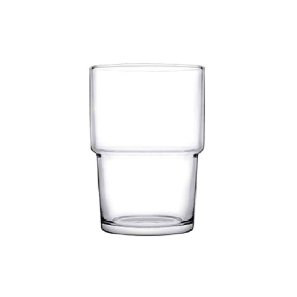 Ποτήρι Γυάλινο Χαμηλό Στοιβαζόμενο 20cl Hill 420442 12τμχ | Σετ 12 τεμαχίων