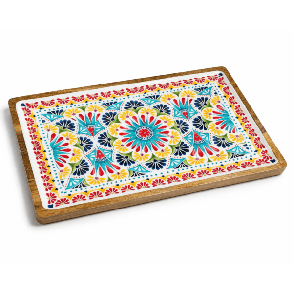 Ξύλινο Πλατώ Σερβιρίσματος Granada 40x25cm