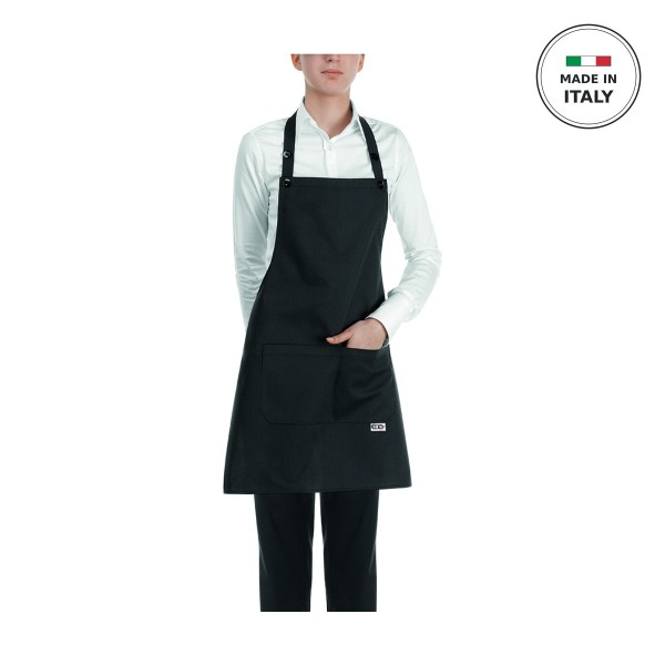 Ποδιά Σερβιτόρου/Μάγειρα Ολόσωμη Μαύρη EGOCHEF One Size