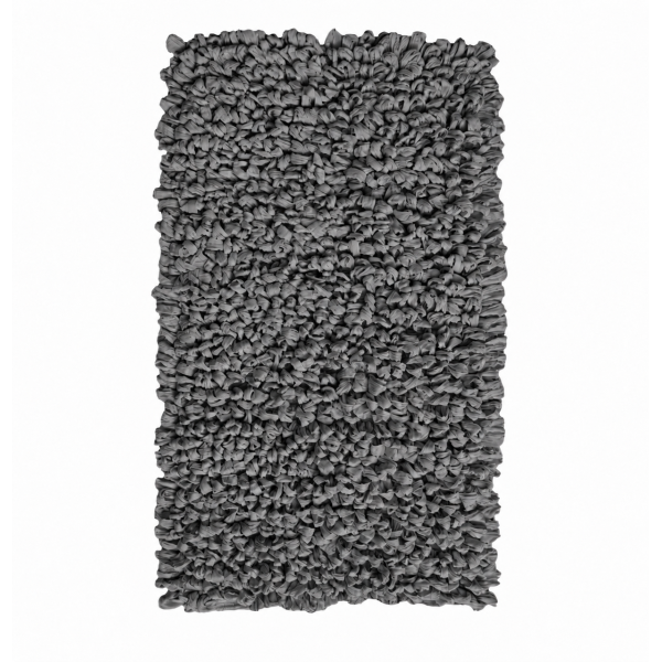 EVORA Χειροποίητο Πατάκι 50x70cm Γκρι Σκούρο C15 Mrshome
