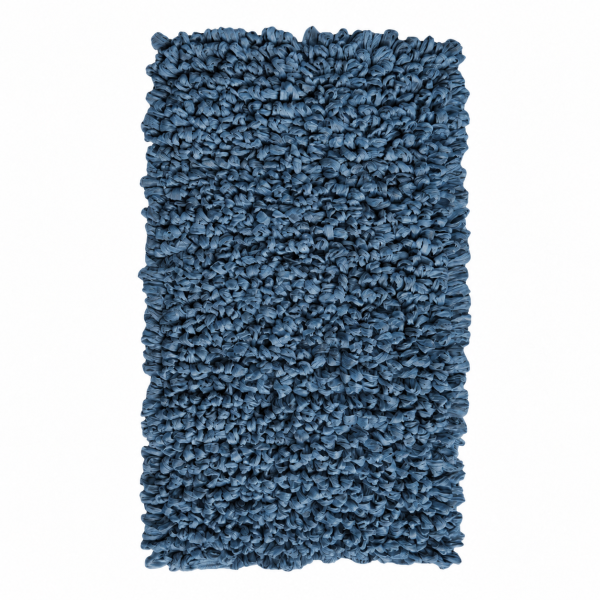 EVORA Χειροποίητο Πατάκι 50x70cm Μπλε C04 Mrshome