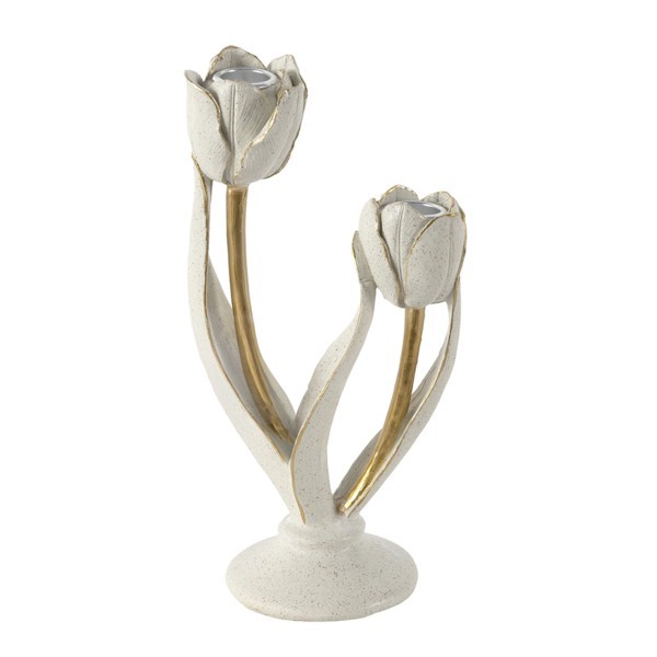 ΛΟΥΛΟΥΔΙΑ ΠΟΛΥΡΕΖΙΝ ΥΠΟΛΕΥΚΑ - ΧΡΥΣΑ 12.5x8.5x25cm (Συσκευασία 2 τεμαχίων)