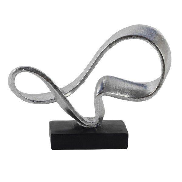 ΓΛΥΠΤΟ ΑΦΗΡΗΜΕΝΟ ΠΟΛΥΡΕΖΙΝ ΑΣΗΜΙ - ΜΑΥΡΟ 30x8x22cm