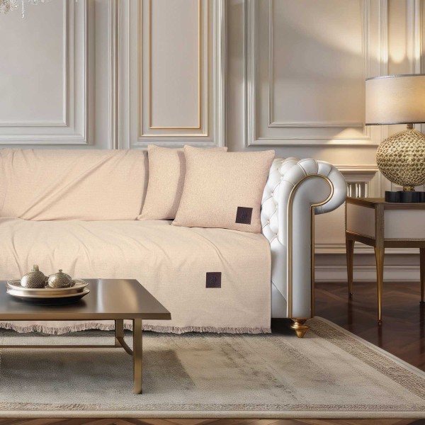 Ριχτάρι Polycotton Διθέσιος 180x250εκ. Essential 3987 Beige Greenwich Polo Club