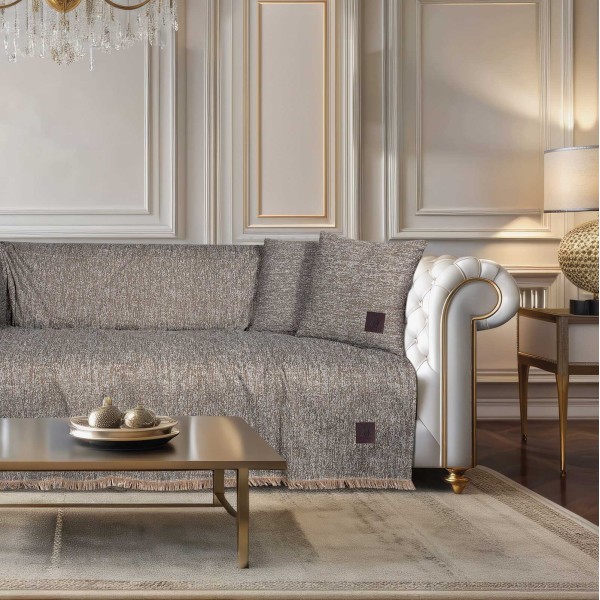 Ριχτάρι Βαμβακερό Διθέσιος 180x250εκ. Essential 3990 Beige Greenwich Polo Club