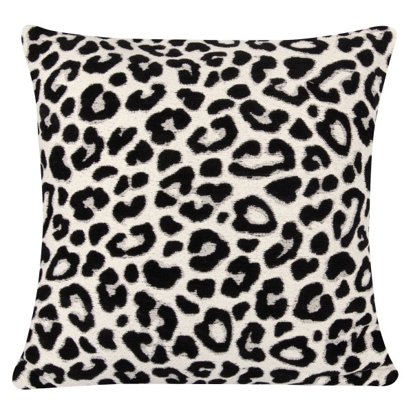 Διακοσμητικό Μαξιλάρι Chenille 40x40εκ. Essential 3934 Ώχρα-Μαύρο Greenwich Polo Club