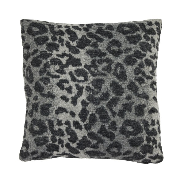Διακοσμητικό Μαξιλάρι Μάλλινο-Polyester 40x40εκ. Throws 0860 Black Das Home
