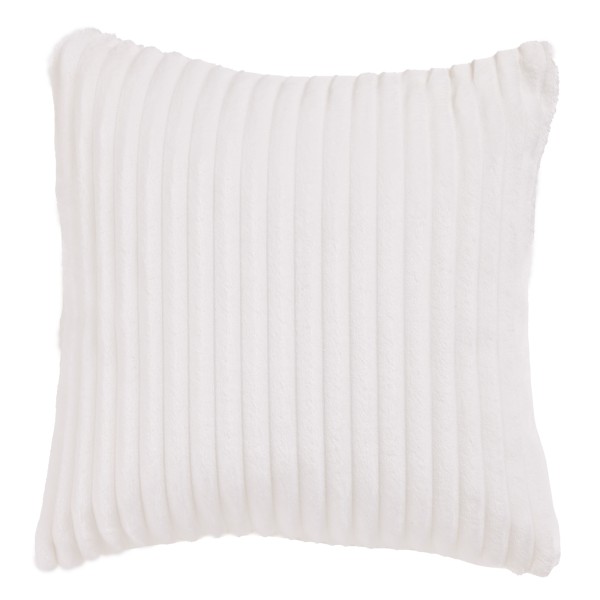 Διακοσμητικό Μαξιλάρι Fleece 40x40εκ. Throws 1364 White Das Home