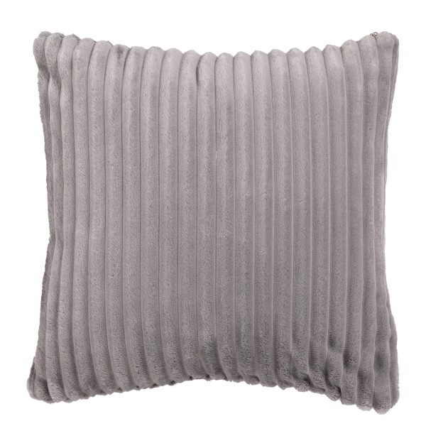 Διακοσμητικό Μαξιλάρι Fleece 40x40εκ. Throws 1365 Grey Das Home