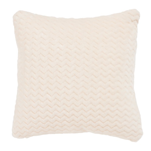 Διακοσμητικό Μαξιλάρι Fleece 40x40εκ. Throws 1366 Ecru Das Home