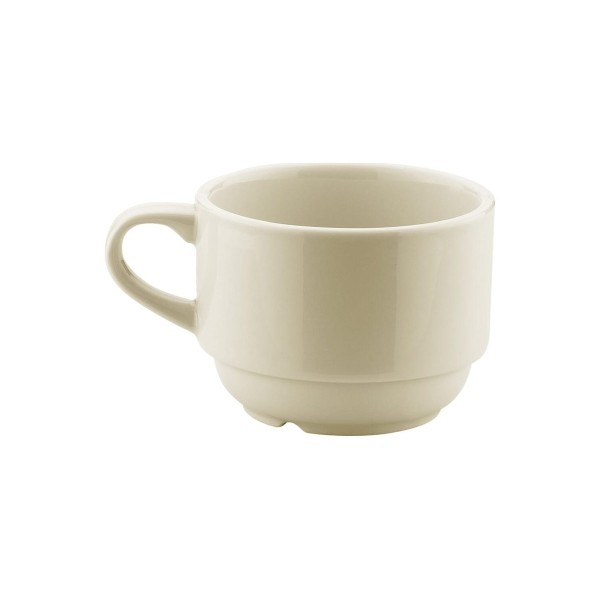 Φλυτζάνι Πορσελάνης Double Espresso/Cappuccino Στοιβαζόμενο Bone Ent 13cl