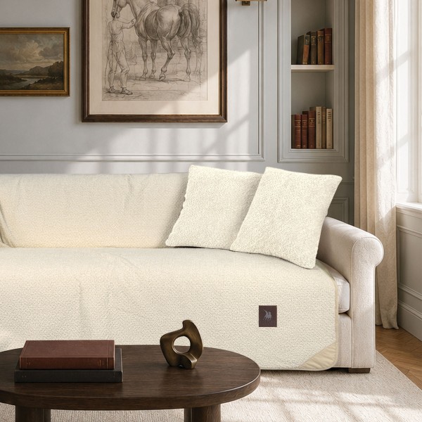 Ριχτάρι Chenille-Fleece Διθέσιος 170x250εκ. Premium 3993 White Greenwich Polo Club