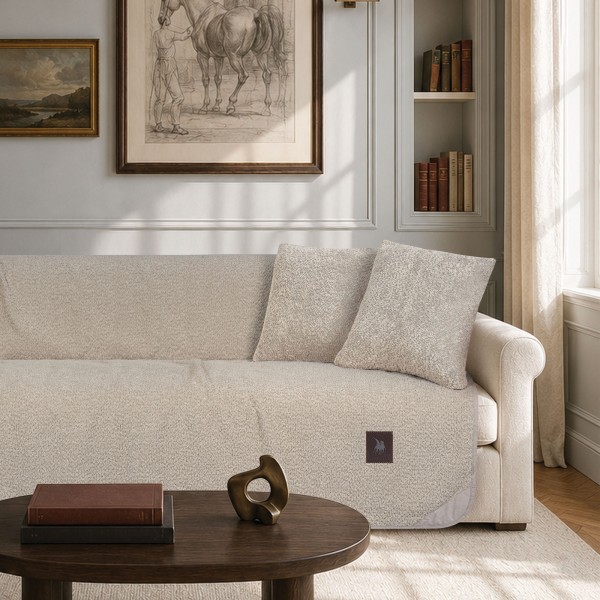 Ριχτάρι Chenille-Fleece Διθέσιος 170x250εκ. Premium 3994 Beige Greenwich Polo Club