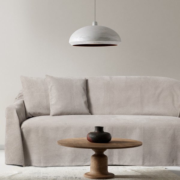 Ριχτάρι Polyester-Flannel Διθέσιος 180x250εκ. Grey 0305 Das Home