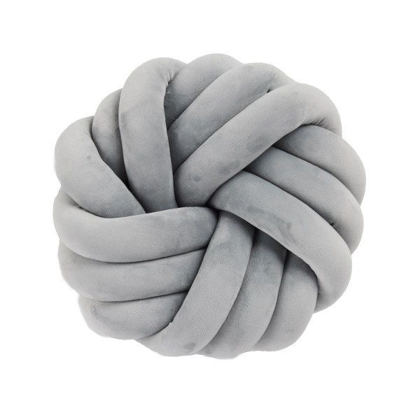 Διακοσμητικό Μαξιλάρι Βελούδινο Φ35εκ. Deco 2291 Grey Das Home