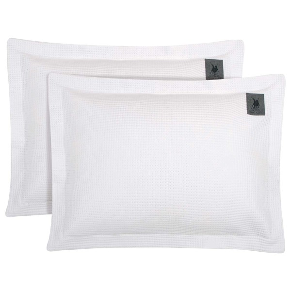 Ζεύγος Διακοσμητικές Μαξιλαροθήκες Microfiber 50x70+5εκ. Essential 3494 Λευκό Greenwich Polo Club