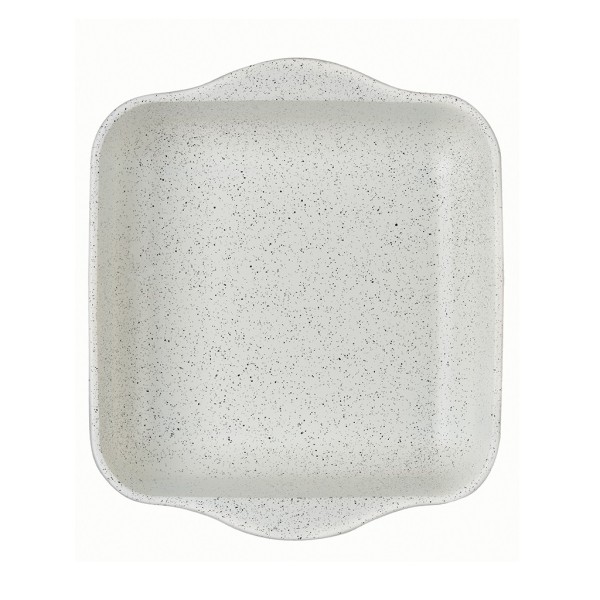 BORCAM NON-STICK WHITE SQ. TRAY 1950CC 25,6X22X5,93 P/210 GB1.OB6 (sm)