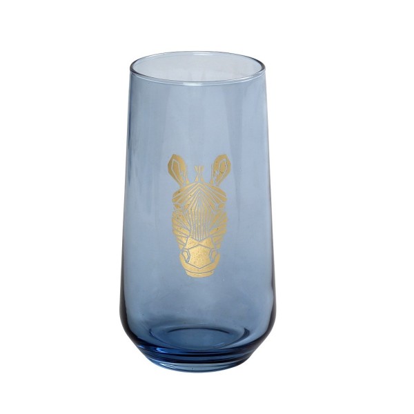 DIS. JUNGLE ZEBRA ΜΠΛΕ ΠΟΤΗΡΙ ΝΕΡΟΥ 470ML 7,8X14,8EK | Συσκευασία 6 τμχ