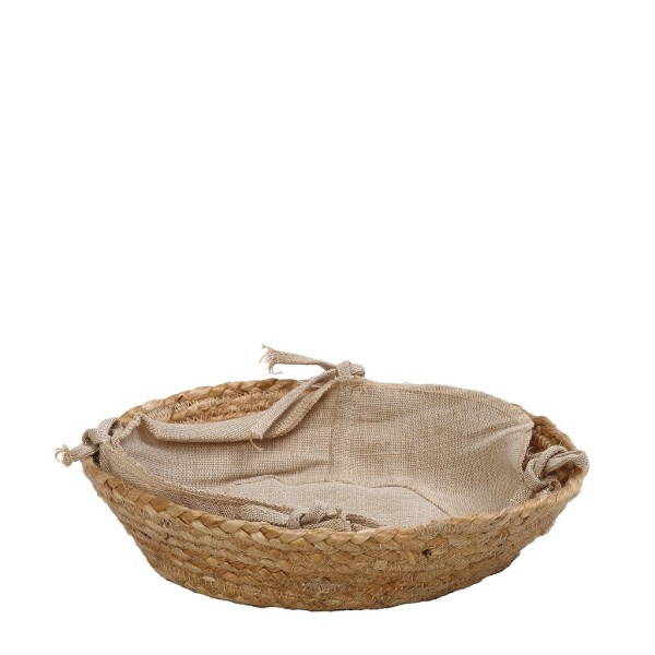 DIS. ΚΑΛΑΘΙ ΣΤΡΟΓΓ. ΓΙΟΥΤΑ ΜΕ ΥΦΑΣΜΑ JUTE/COTTON 33X8EK | Συσκευασία 2 τμχ