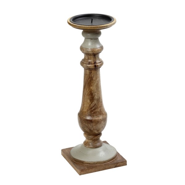 ΚΗΡΟΠΗΓΙΟ ΞΥΛΟ MANGO ΚΑΦΕ-ΓΚΡΙ 38ΕΚ. | Συσκευασία 2 τμχ