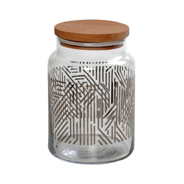 LABYRINTH SILVER ΔΟΧΕΙΟ ΜΕ ΚΑΠΑΚΙ 890ML 10X14,5EK.