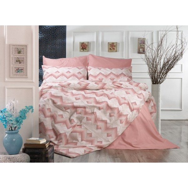 Πάπλωμα Polycotton Υπέρδιπλο 220x240εκ. Πηνελόπη 441 Coral DimCol