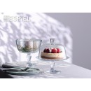 PETITE PATISSERIE FOOTED PLATE W/DOME H: 25,9 D: 13 GB1.OB2.