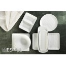 WHITE ΔΙΣΚΟΣ ΜΠΟΥΦΕ GN1/1 53Χ32,5ΕΚ WAVY MATTE ΜΕΛΑΜΙΝΗΣ | Συσκευασία 6 τμχ